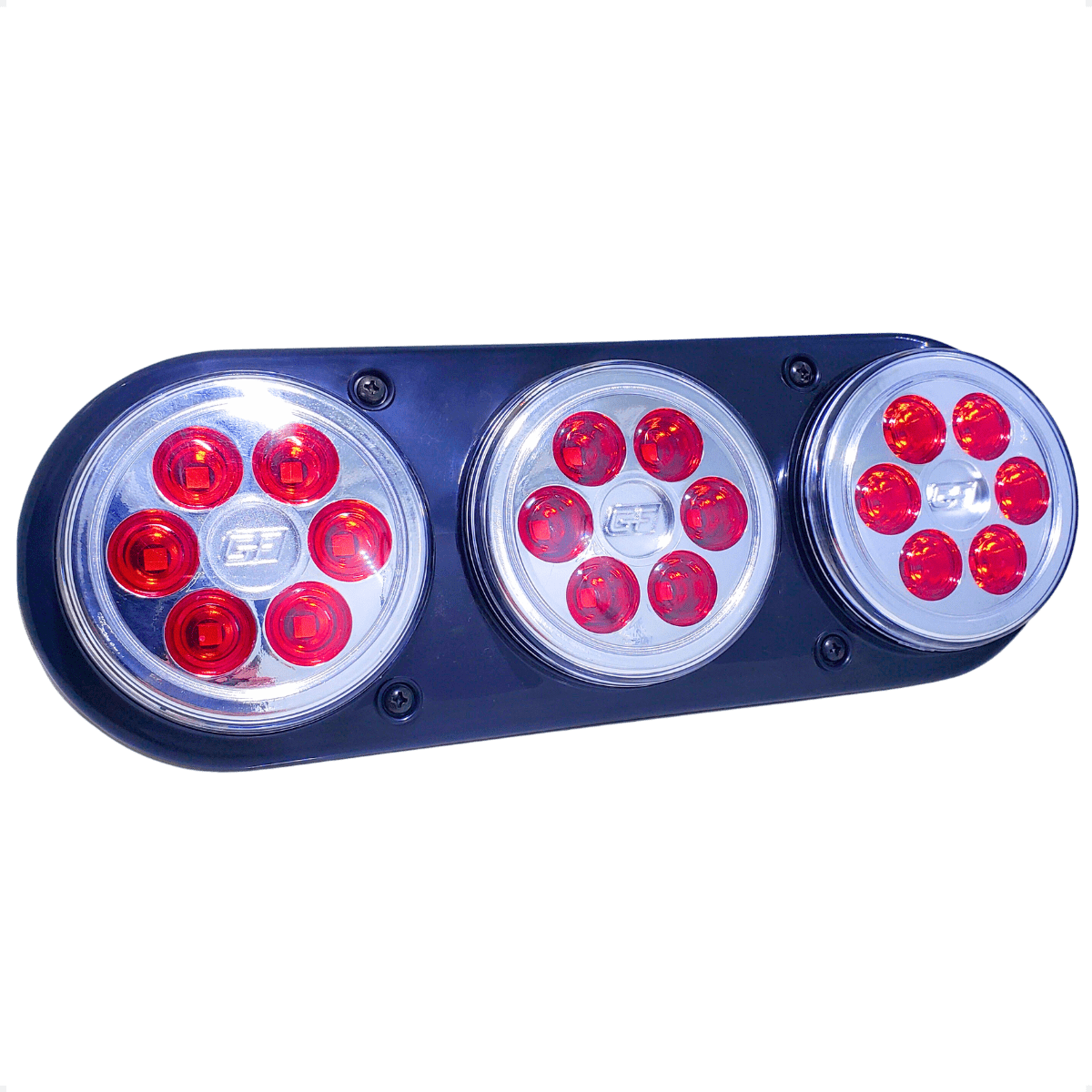 Lanterna Foguinho 3 Marias Caminhão Led Vermelho 24 Volts