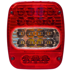 Lanterna Traseira Marmita Led Ford, Vw Jeep Troller, 12v 24v