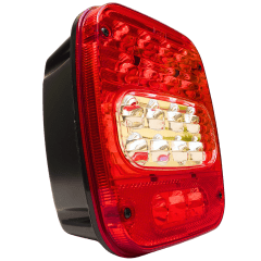 Lanterna Traseira Marmita Led Ford, Vw Jeep Troller, 12v 24v