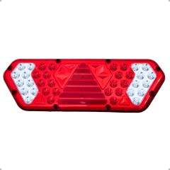 Par Lanterna Traseira Carreta Led Caminhao Guerra 12/24v