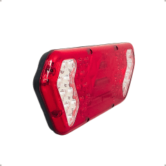 Par Lanterna Traseira Carreta Led Caminhao Guerra 12/24v